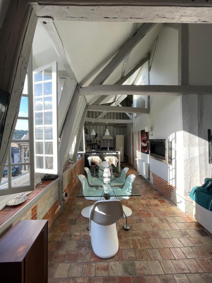 Le Loft Du Homard Bleu - Entre Ciel Et Mer - Free Parking 500M Honfleur Luaran gambar